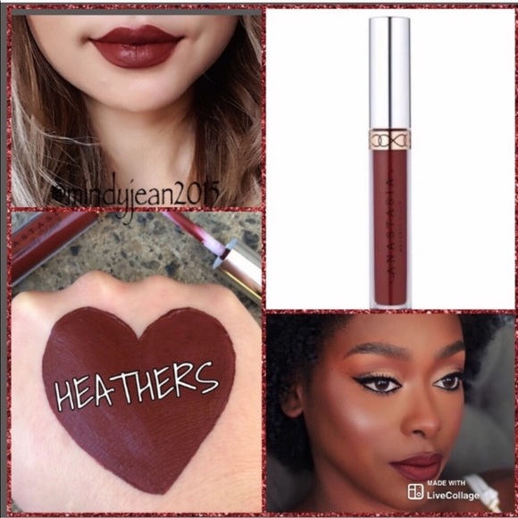 anastasia beverly hills liquid lipstick heathers